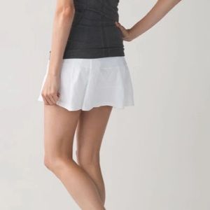 Lululemon Pace Rival White Skirt, 8